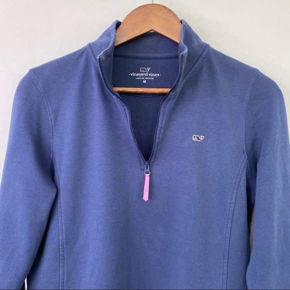 Vineyard Vines 💯 cotton sweater  with 1/2 zip front - Picture 5 of 7
